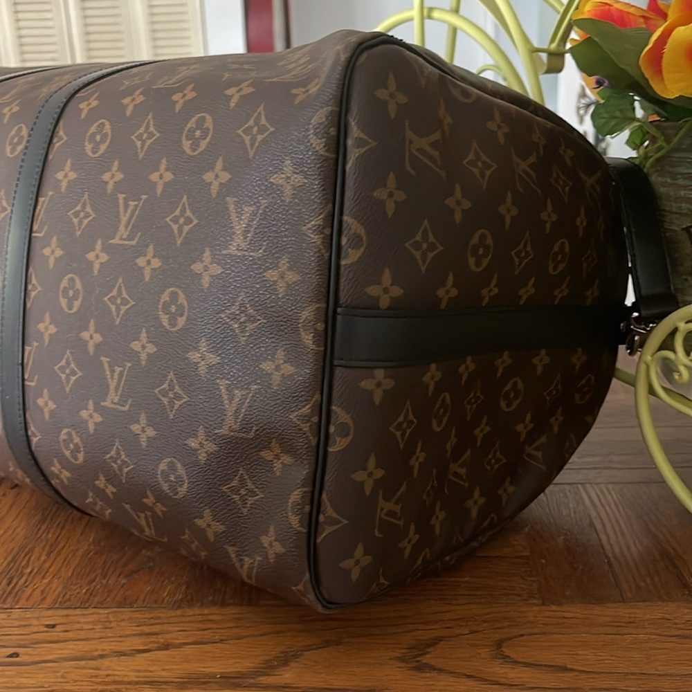 Authentic Louis Vuitton Macassar Keepall 55 - Picture 12 of 15